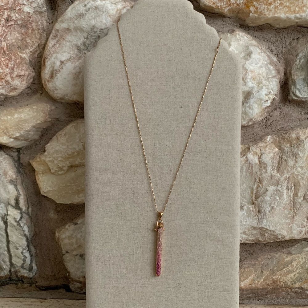 Swarovski ombre rebel pendant